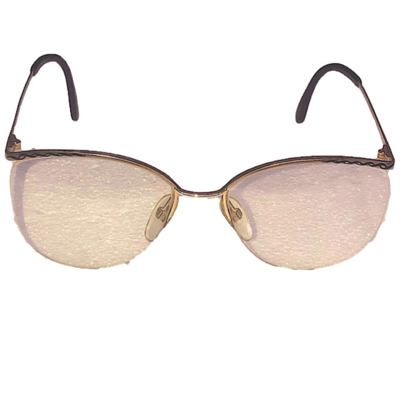 VTG Rodenstock Lady R Tour 805 RD 140 Gold Tone Frames w Twist Accent Design EUC - Picture 1 of 9